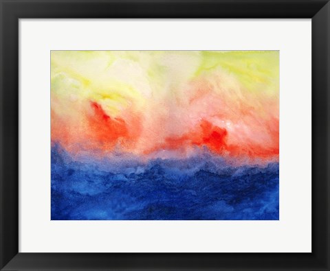 Framed Brushfire II Print