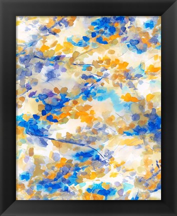 Framed Canopy Blue Print