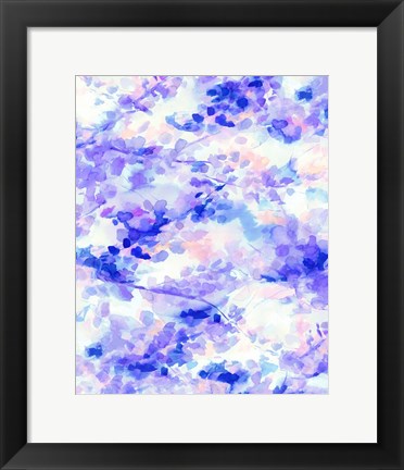 Framed Canopy Purple Print