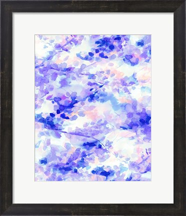 Framed Canopy Purple Print