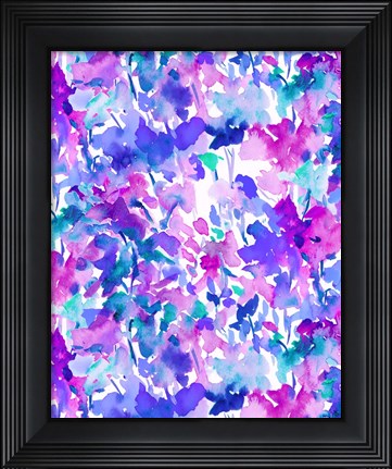 Framed Local Color Purple Print