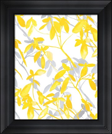 Framed Premonition Yellow Print