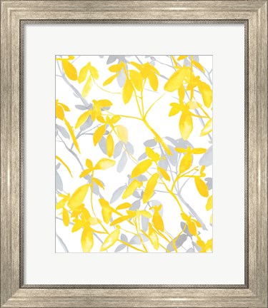 Framed Premonition Yellow Print