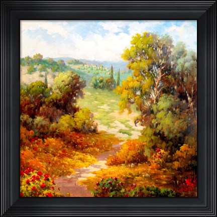 Framed Autumn Path Print