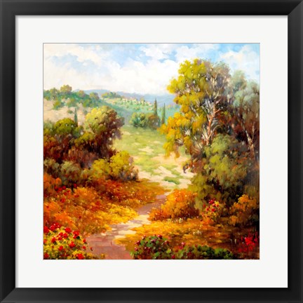 Framed Autumn Path Print