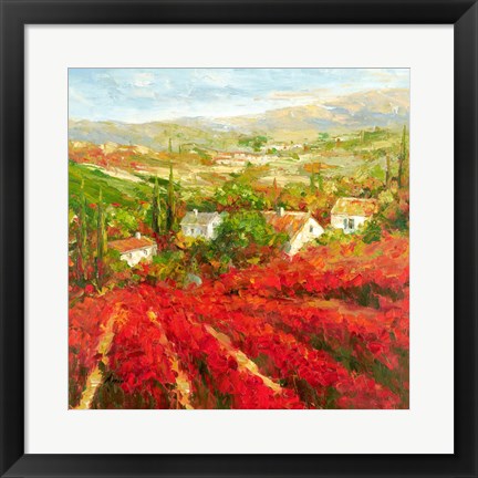 Framed Bourgogne Print