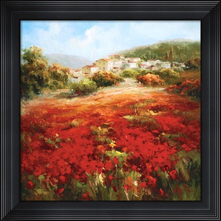 Framed Poppyhill Village Print