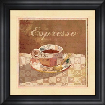 Framed Espresso Print