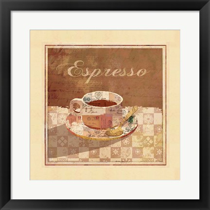 Framed Espresso Print