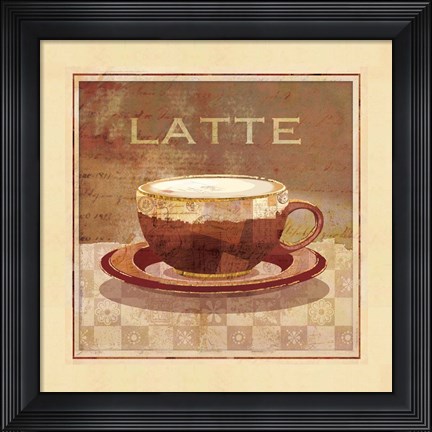 Framed Latte Print