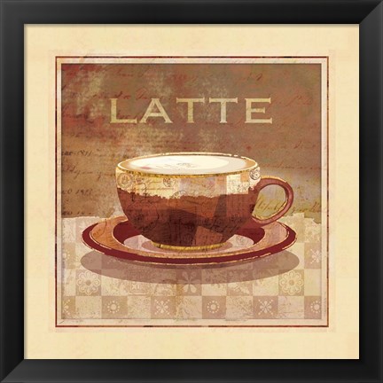 Framed Latte Print