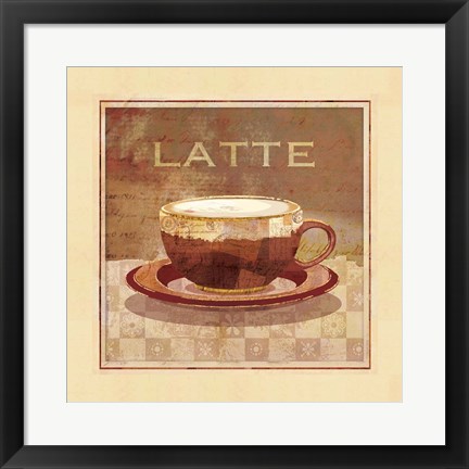 Framed Latte Print