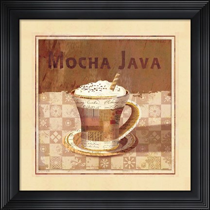 Framed Mocha Java Print