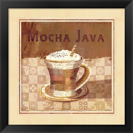 Framed Mocha Java Print