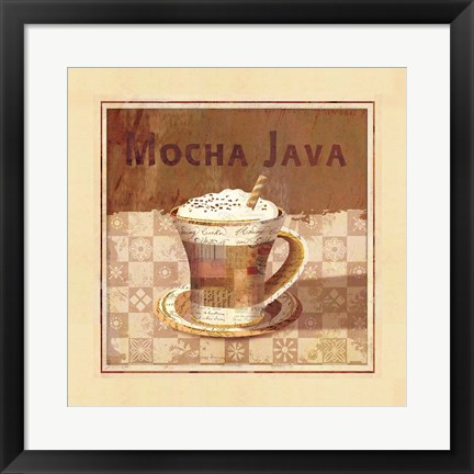 Framed Mocha Java Print