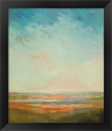 Framed Bit of Orange Print
