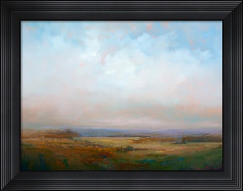 Framed Into the Foothills Print
