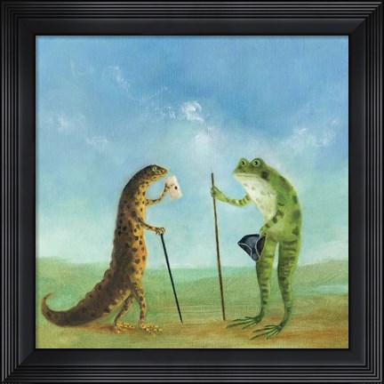 Framed Incident at Seasalter Beach Print
