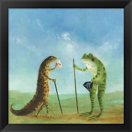 Framed Incident at Seasalter Beach Print