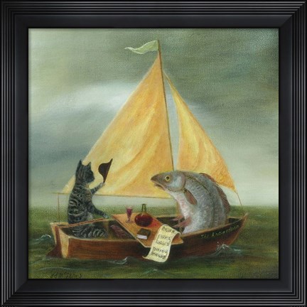 Framed Voyage of The Antipodean Print