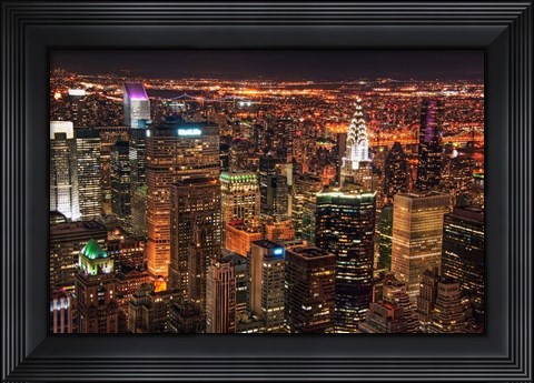 Framed Diamonds in the Sky Print