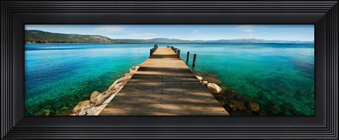 Framed Hues of Blue Print