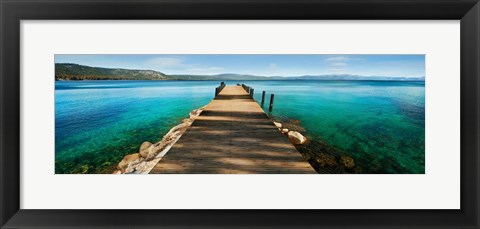 Framed Hues of Blue Print
