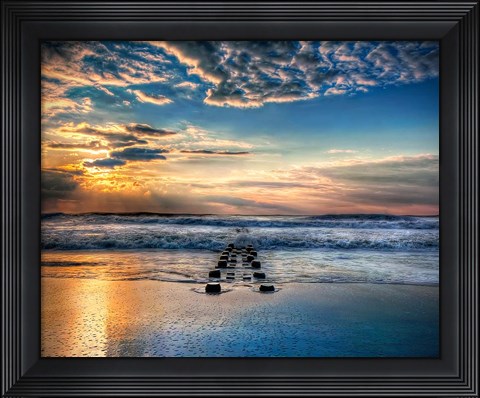 Framed Into the Sea Print