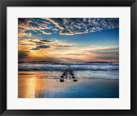 Framed Into the Sea Print