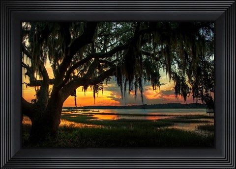 Framed Savannah Evening Print