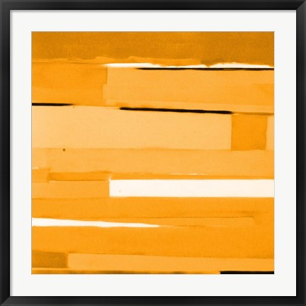 Framed Gold Monochromatic Print