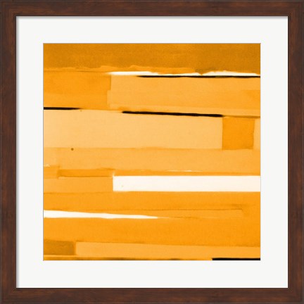 Framed Gold Monochromatic Print