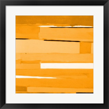 Framed Gold Monochromatic Print