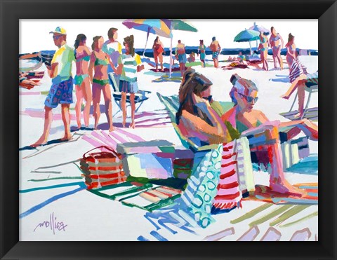 Framed Beach Party Print