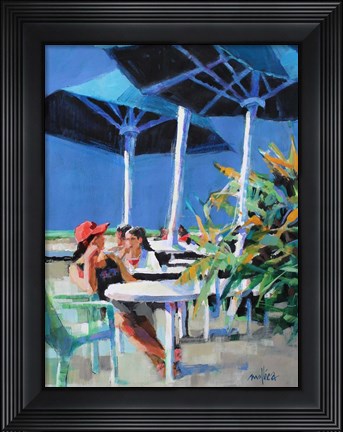 Framed Red Cap Print