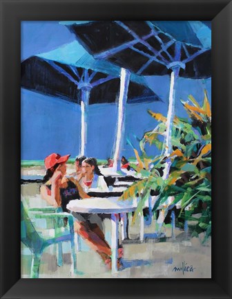 Framed Red Cap Print