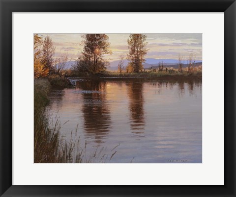 Framed Just before Nightfall Print