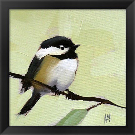 Framed Chickadee No. 143 Print