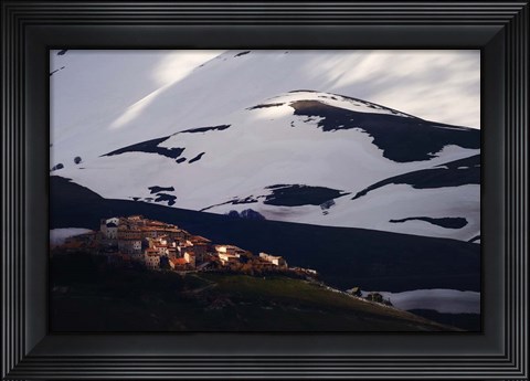 Framed Late Night on Casteluccio, Umbria Print