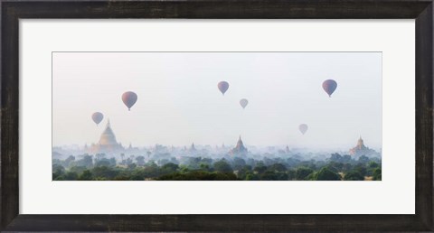 Framed Sunrise at Bagan Print