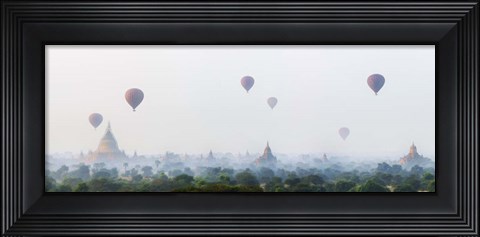 Framed Sunrise at Bagan Print