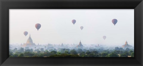 Framed Sunrise at Bagan Print