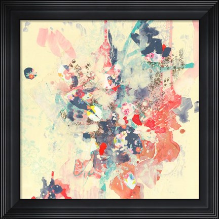 Framed Cream II Print