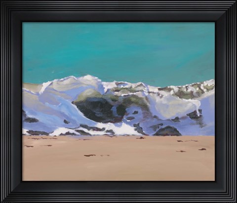 Framed Shore Break 1 Print