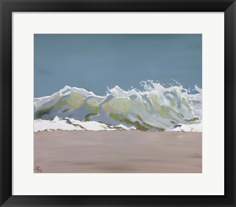 Framed Shore Break 3 Print