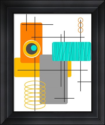 Framed Modop in Orange Print