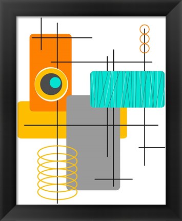 Framed Modop in Orange Print