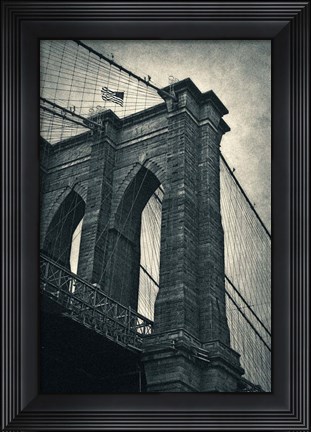 Framed Brooklyn Bridge Print