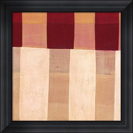 Framed Broken Stripes 1 Print