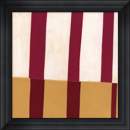 Framed Broken Stripes 2 Print